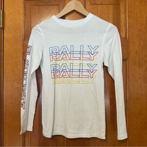 Kids Graphic Long Sleeve Tee - White